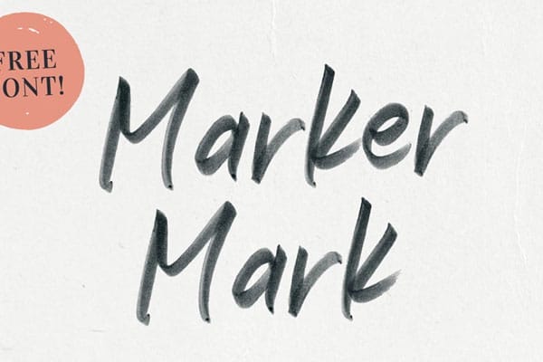 Marker Mark Handwritten SVG Font