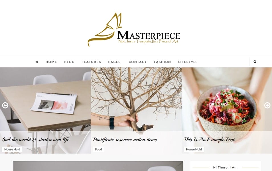 Masterpiece Responsive Blogger Template