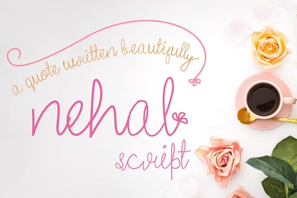 Nehal Handwritten Script Font