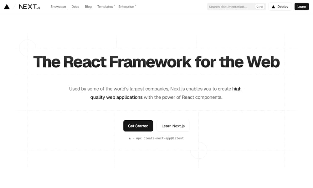 100+ JavaScript Frameworks for Web Developers 113 Next.js