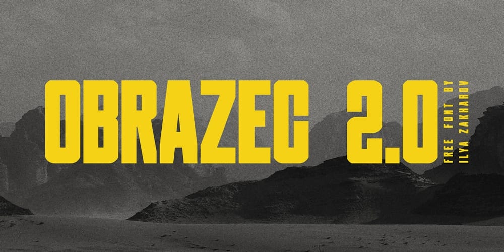 Obrazec 2 0 Font