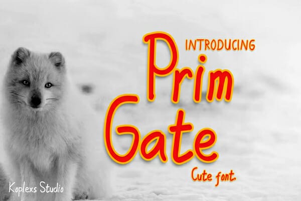 Prim Gate Font