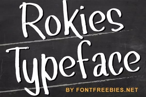 Rokies Display Font