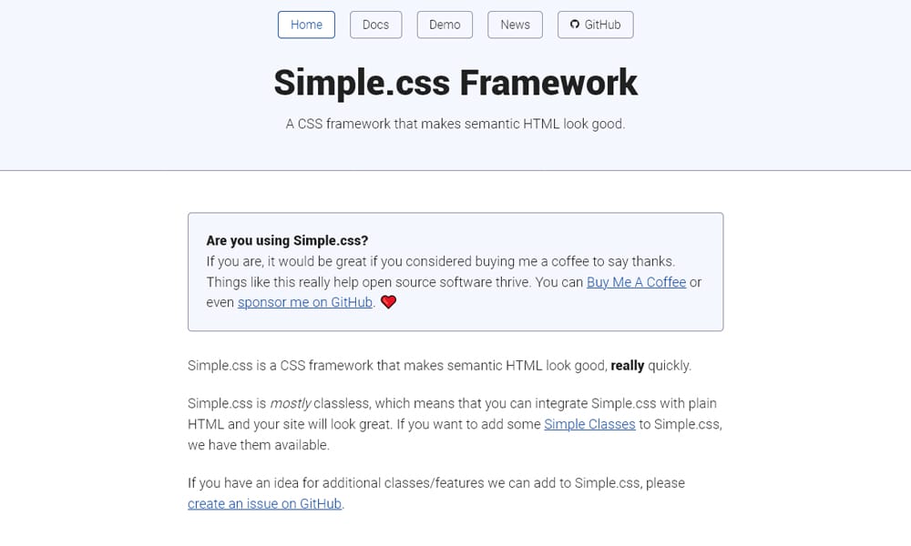 100+ Best CSS Frameworks for Responsive Design 101 Simple.css