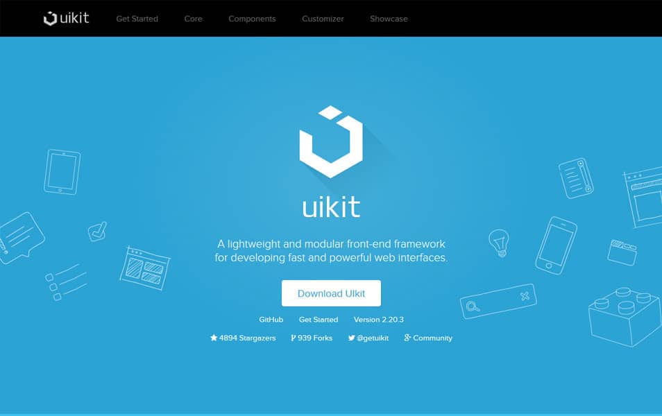 100+ Best CSS Frameworks for Responsive Design 119 UIkit