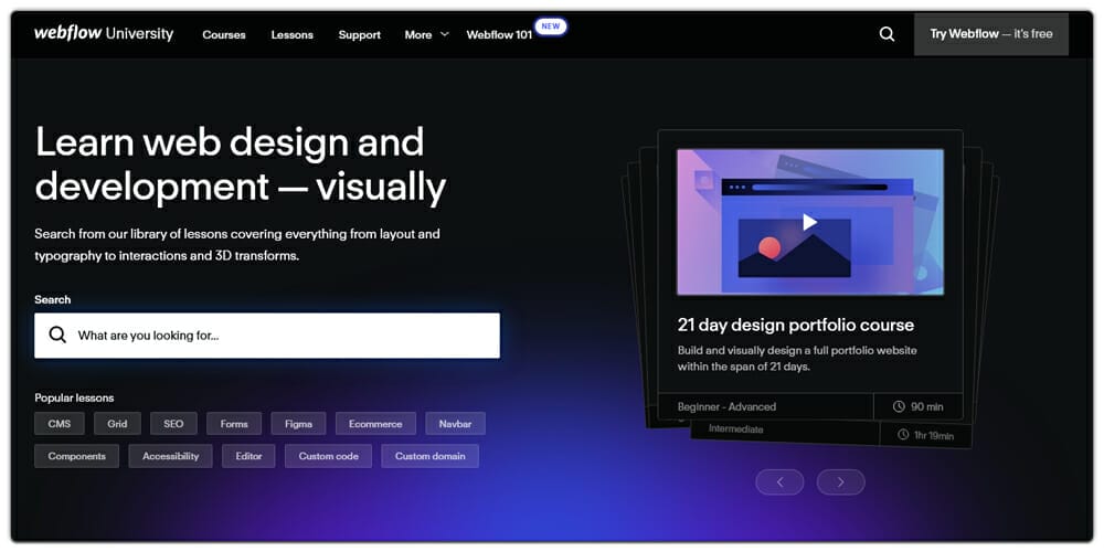 Webflow University