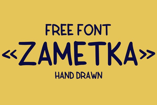 Zametka Font