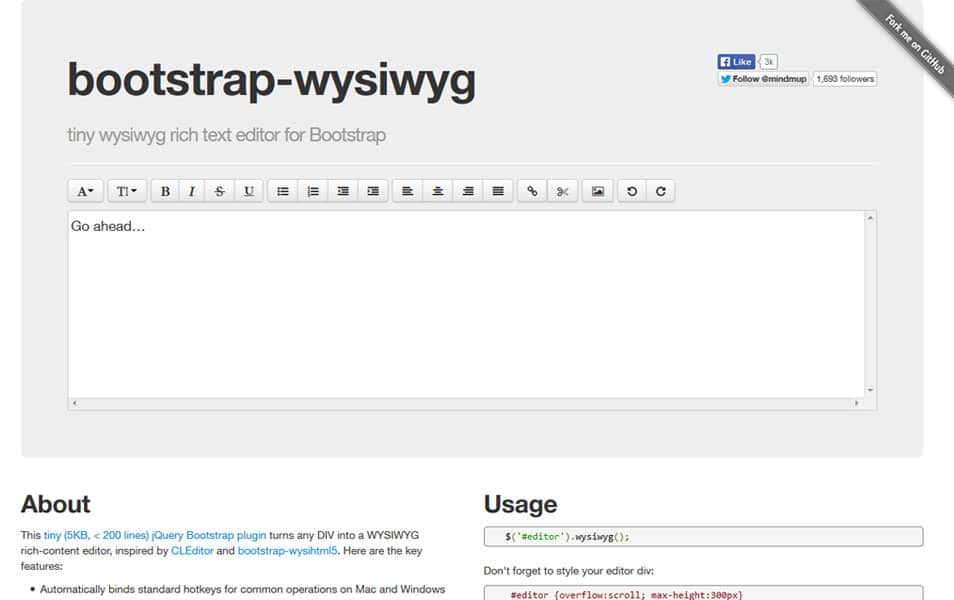 bootstrap-wysiwyg