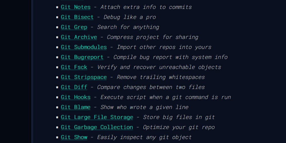 20 Git Commands