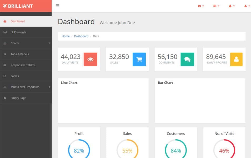 100+ Best Free Bootstrap Admin Templates 100 Brilliant Free Bootstrap Admin Template
