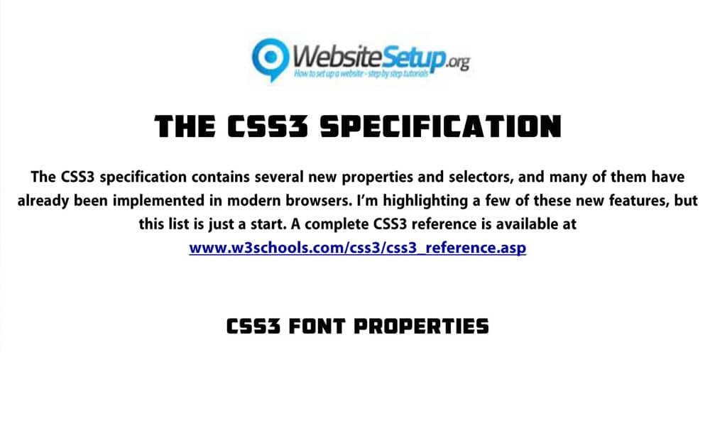 CSS3 Cheat Sheet