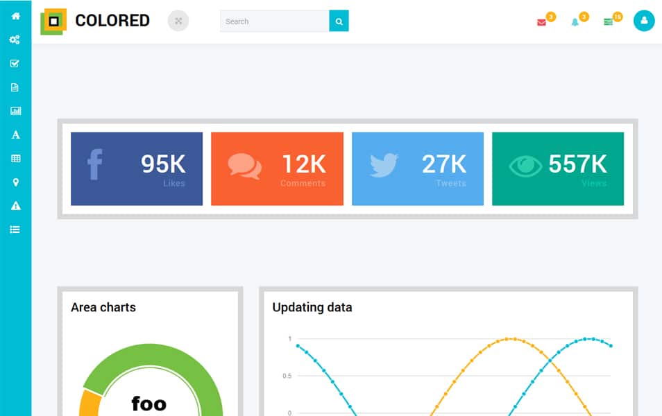 100+ Best Free Bootstrap Admin Templates 120 Colored Admin Panel