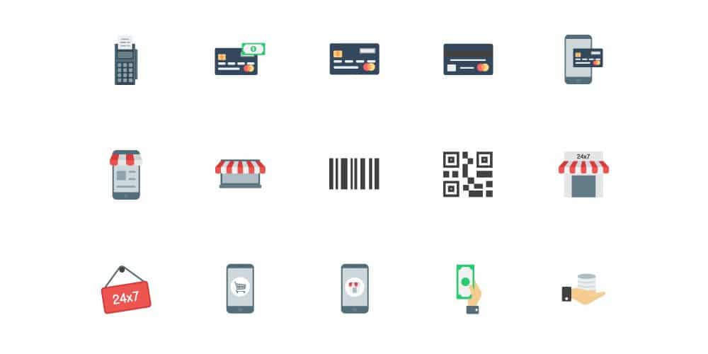 Best Free Icon Sets 2024 24 Flat E commerce Icons