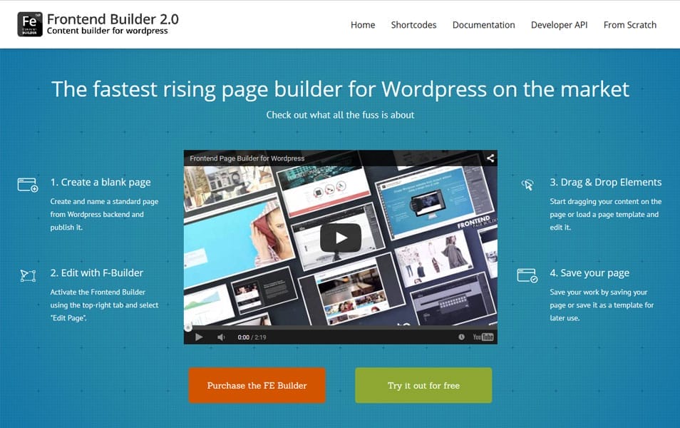 15+ Best Drag and Drop Wordpress Page Builders 20 Frontend Builder