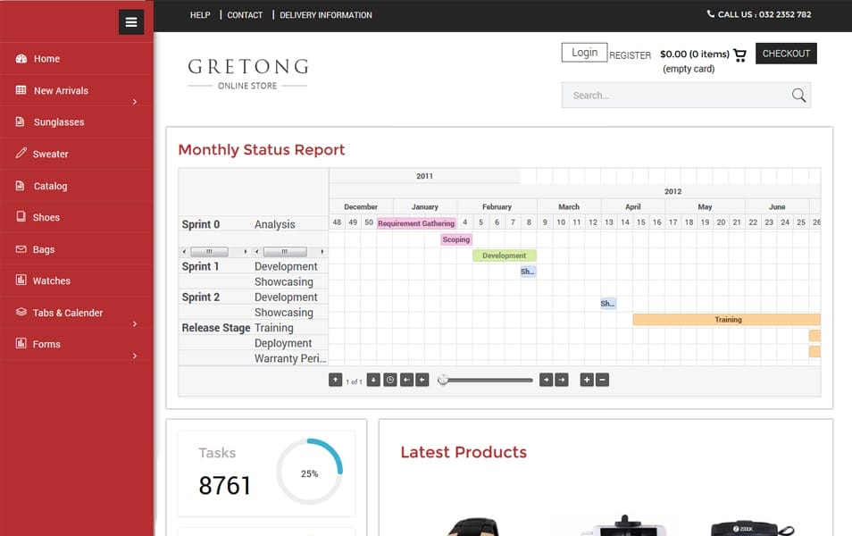 100+ Best Free Bootstrap Admin Templates 123 Gretong E commerce Flat Bootstrap Responsive Admin Panel