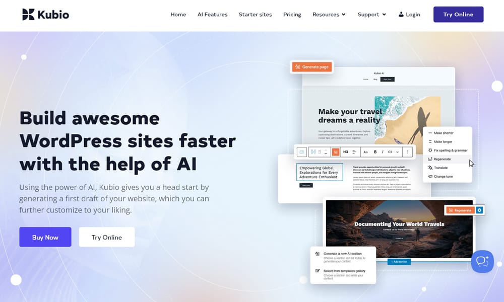 15+ Best Drag and Drop Wordpress Page Builders 31 Kubio Builder