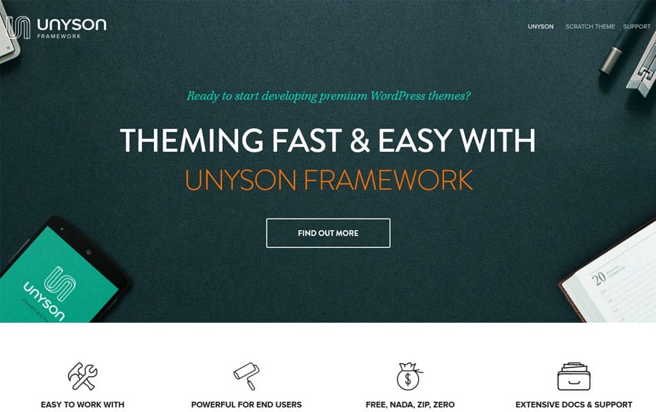 15+ Best Drag and Drop Wordpress Page Builders 11 Unyson Framework