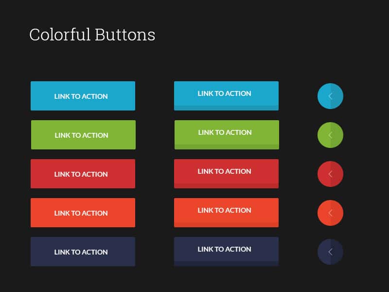 buttons ui psd