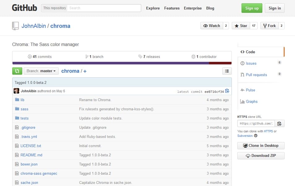 The Ultimate SASS Resources & Tools 66 Chroma