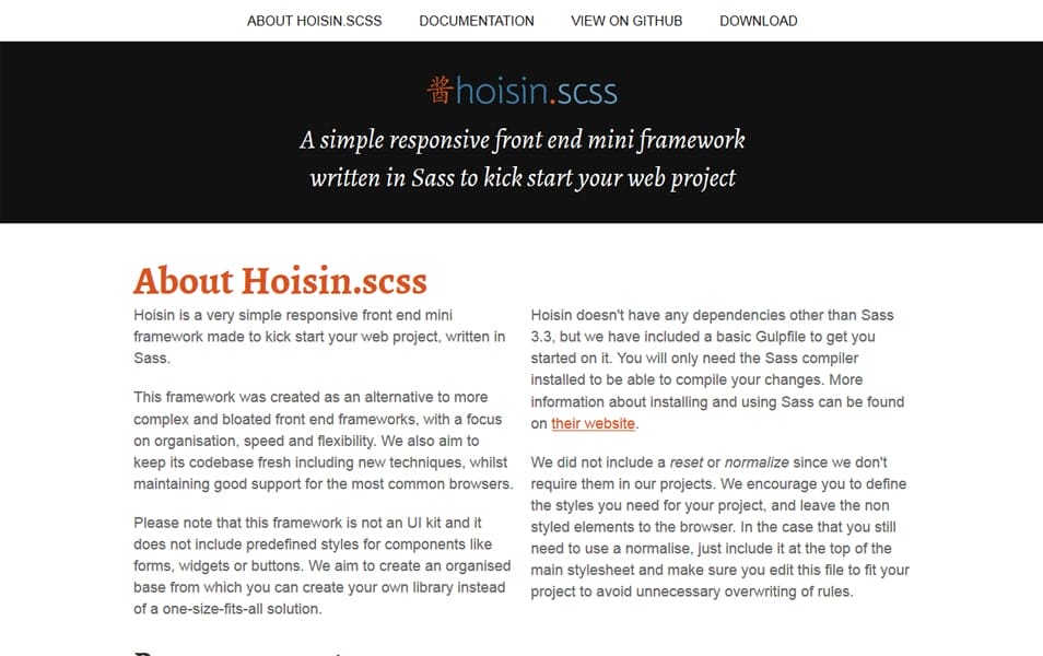 The Ultimate SASS Resources & Tools 15 Hoisin.scss