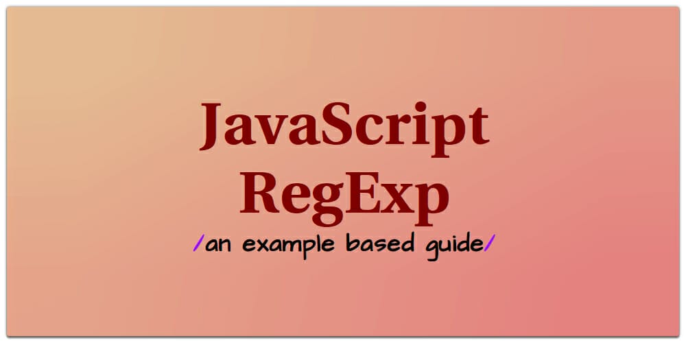 JavaScript RegExp