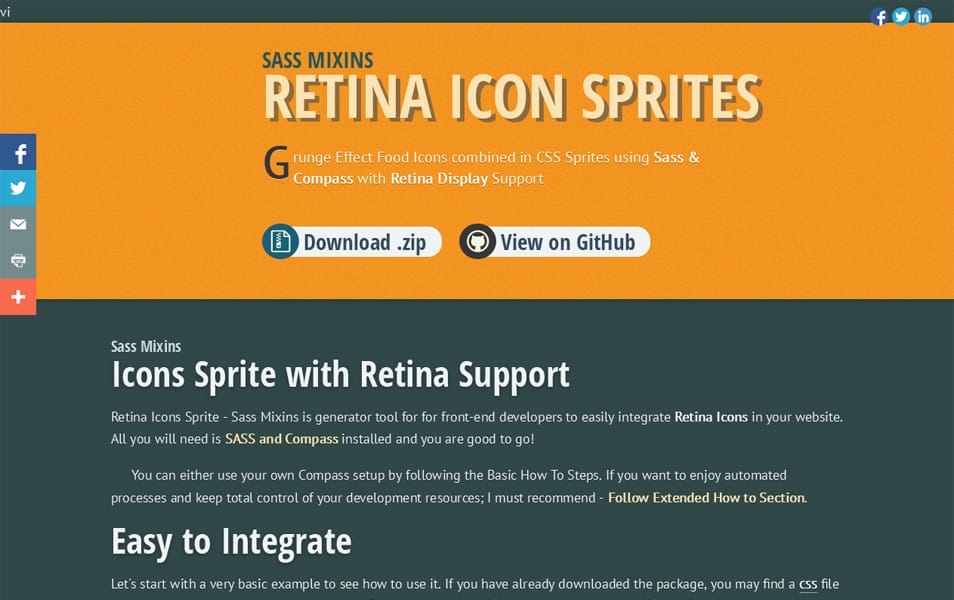 The Ultimate SASS Resources & Tools 89 Retina Icon Sprites