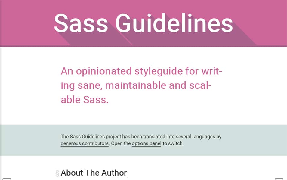The Ultimate SASS Resources & Tools 133 Sass Guidelines
