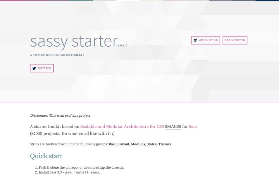 The Ultimate SASS Resources & Tools 104 Sassy Starter