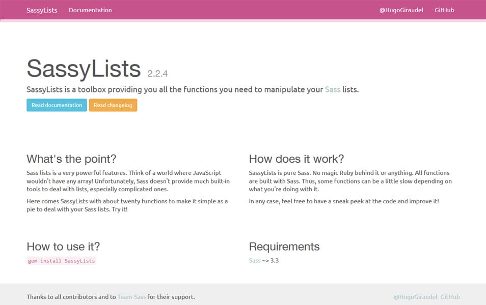 The Ultimate SASS Resources & Tools 135 SassyLists