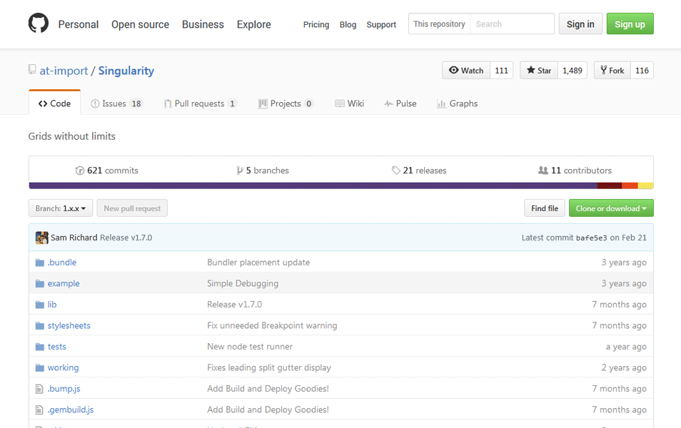 The Ultimate SASS Resources & Tools 17 Singularity