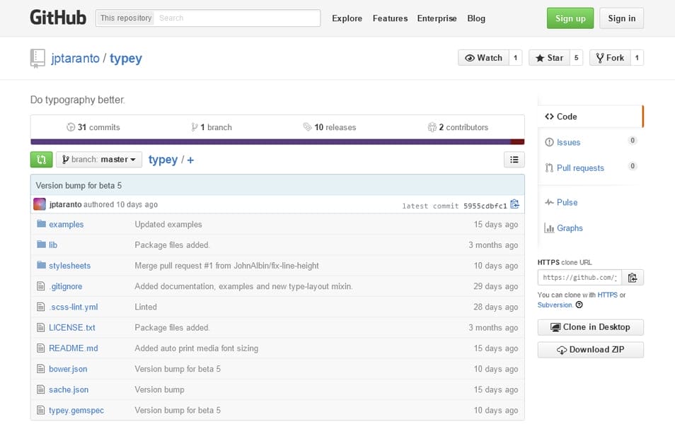 The Ultimate SASS Resources & Tools 63 Typey