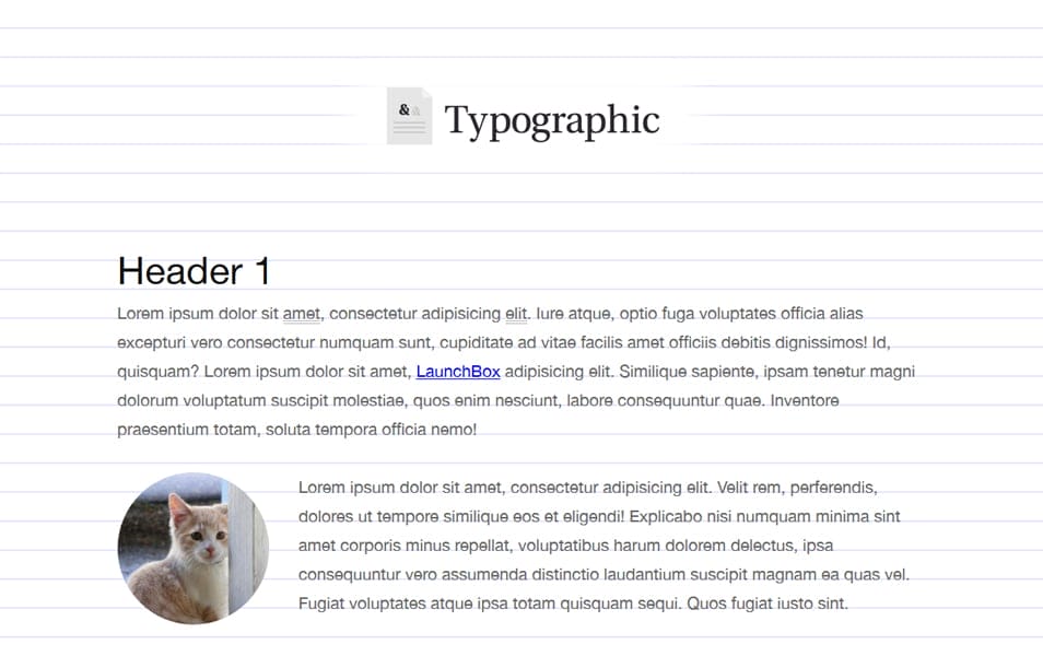 The Ultimate SASS Resources & Tools 59 Typographic