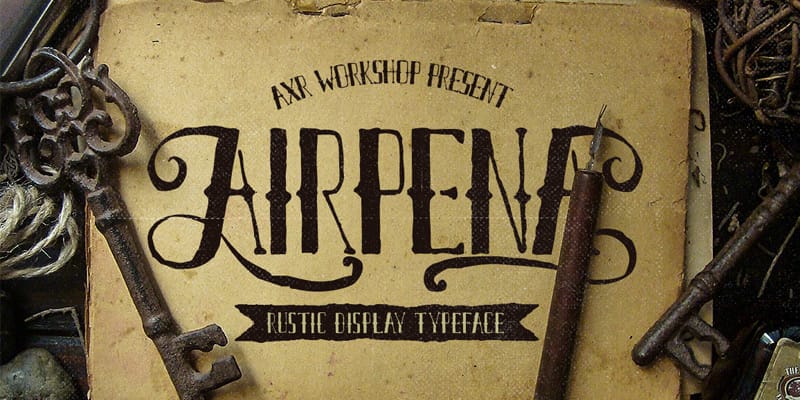 Latest Free Web Elements From September 2015 48 AXR Airpena Font