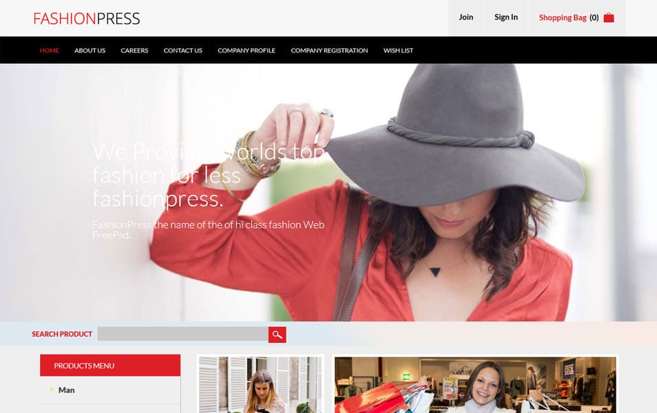 Fashion Press HTML Template