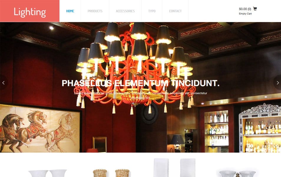 Lighting Responsive eCommerce Template