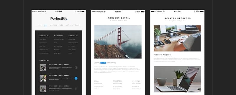 Latest Free Web Elements From September 2015 8 PerfectKit