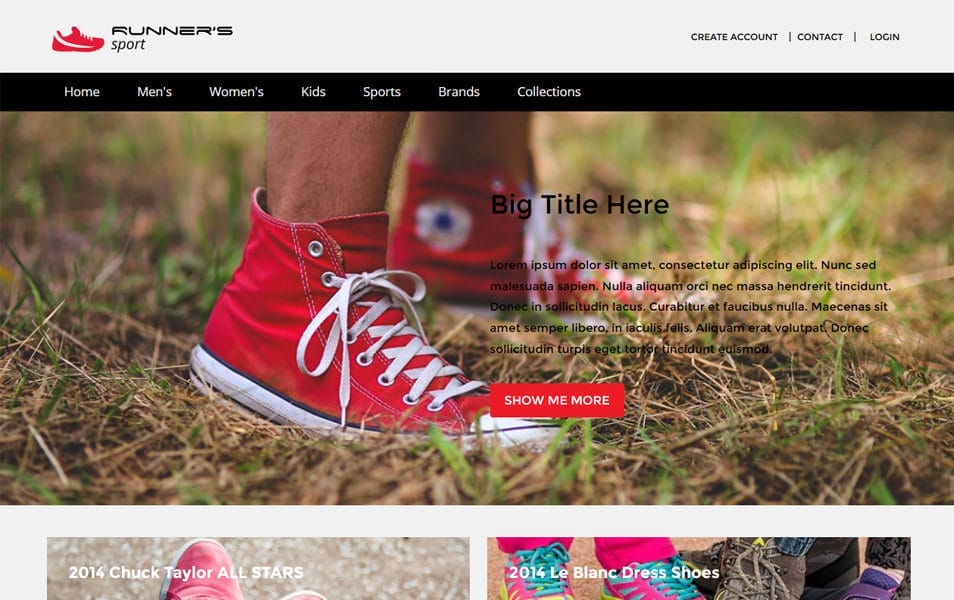 Runner Sport HTML Template