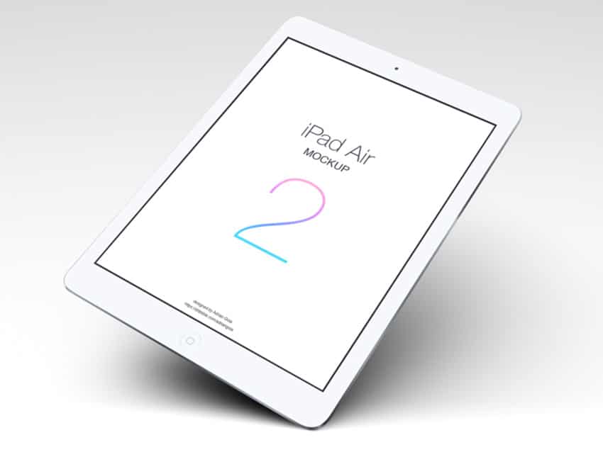 Latest Free Web Elements From September 2015 27 iPad Air 2 Mockup PSD