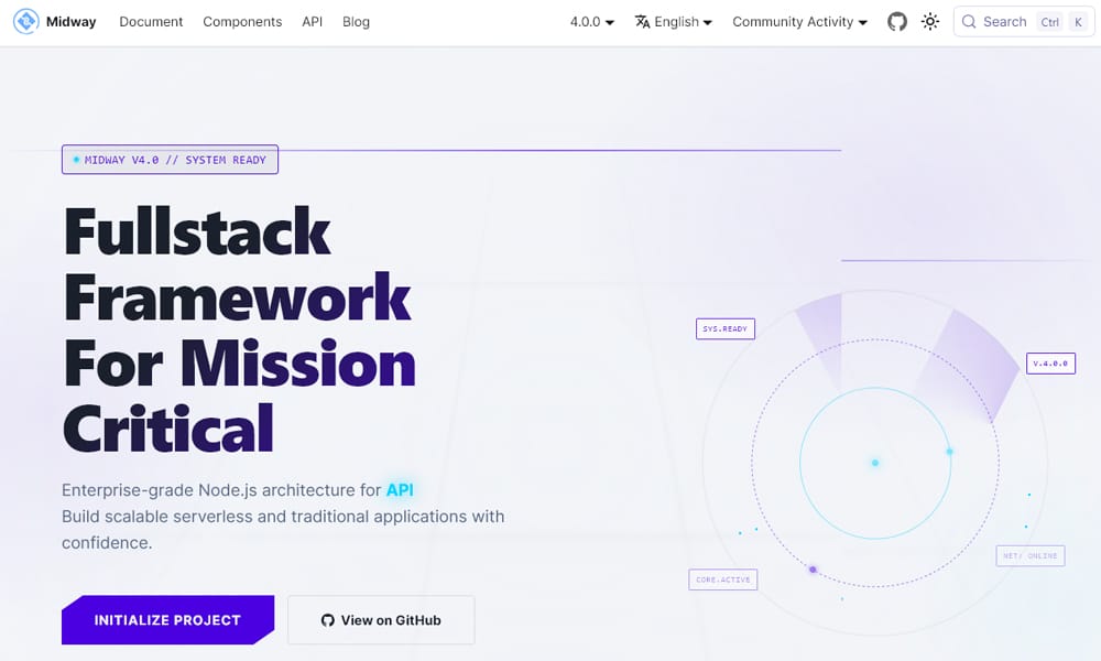 100+ Best Node.js Frameworks 18 Midway.js