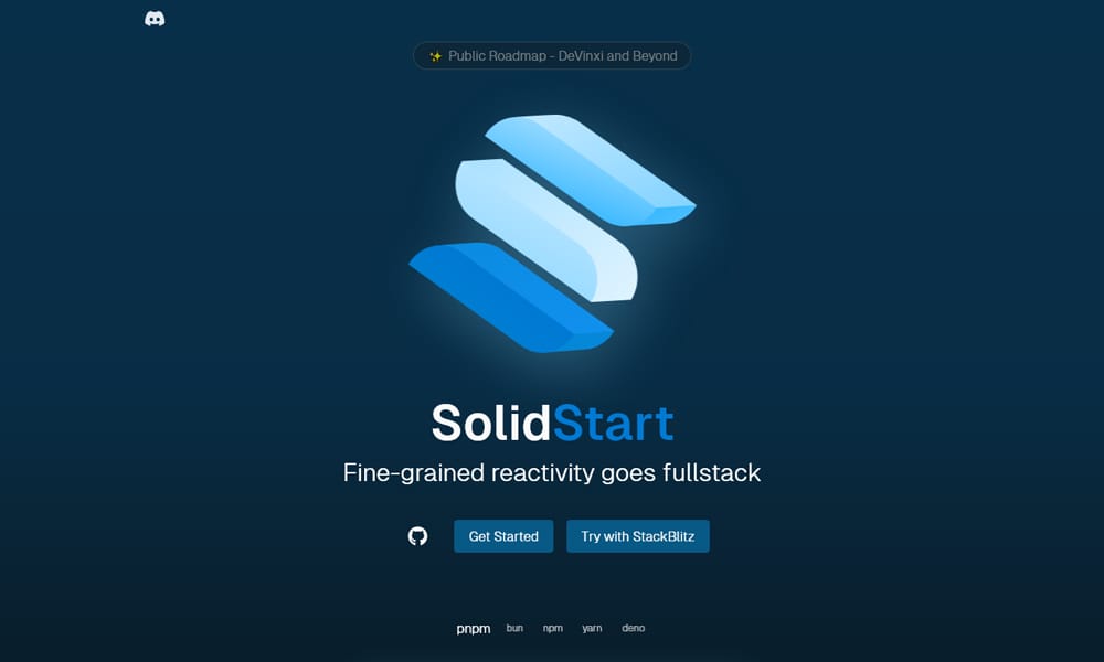 100+ Best Node.js Frameworks 38 SolidStart