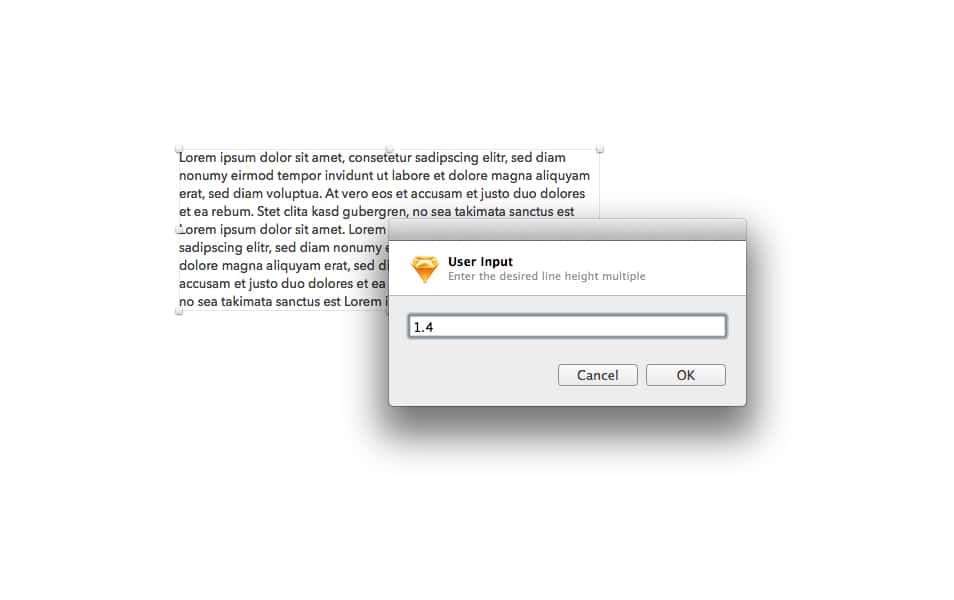 Set Line Height Plugin for Sketch