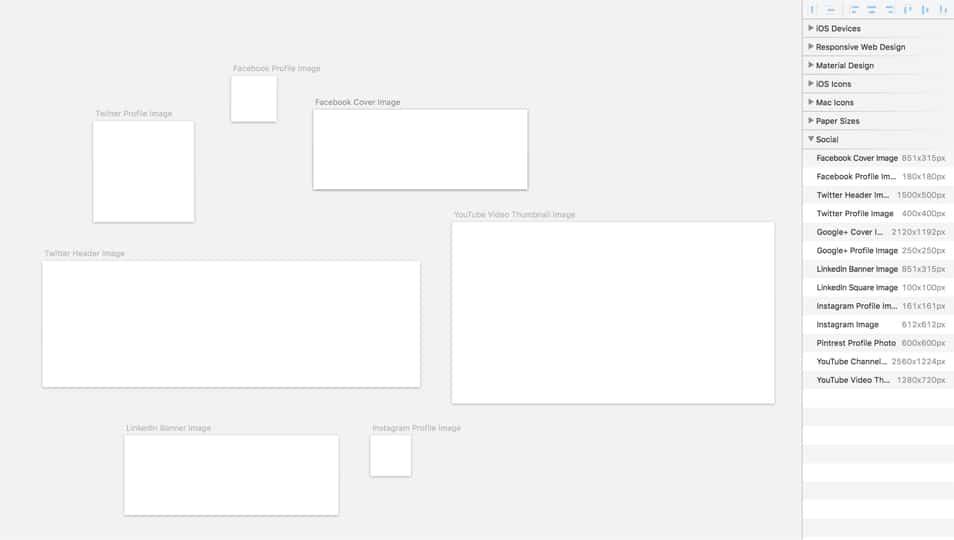 Social Artboards Sketch