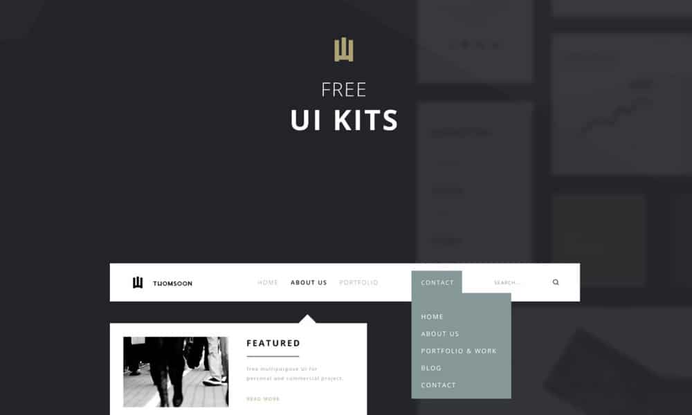 Free Resources For Designers From November 2015 7 Free Elements UI KIT PSD