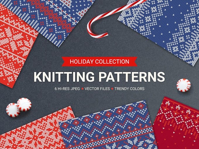 Free Resources For Designers From November 2015 39 Knitting Seamless Patterns
