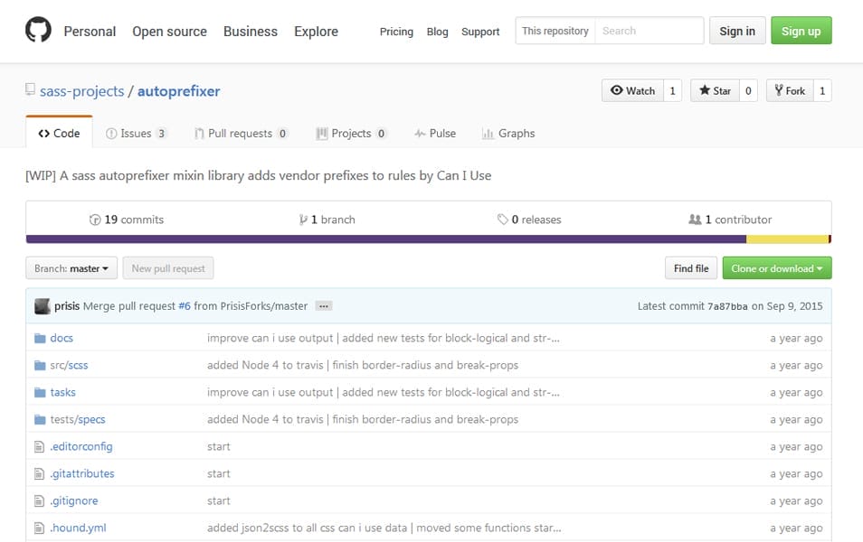 65+ SASS Mixins Library 32 Autoprefixer