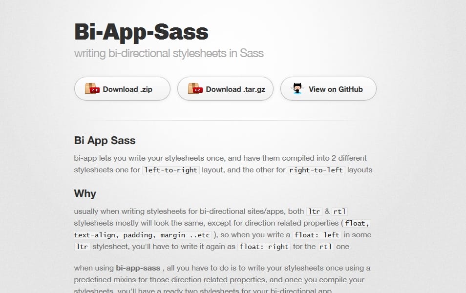 65+ SASS Mixins Library 13 Bi App Sass
