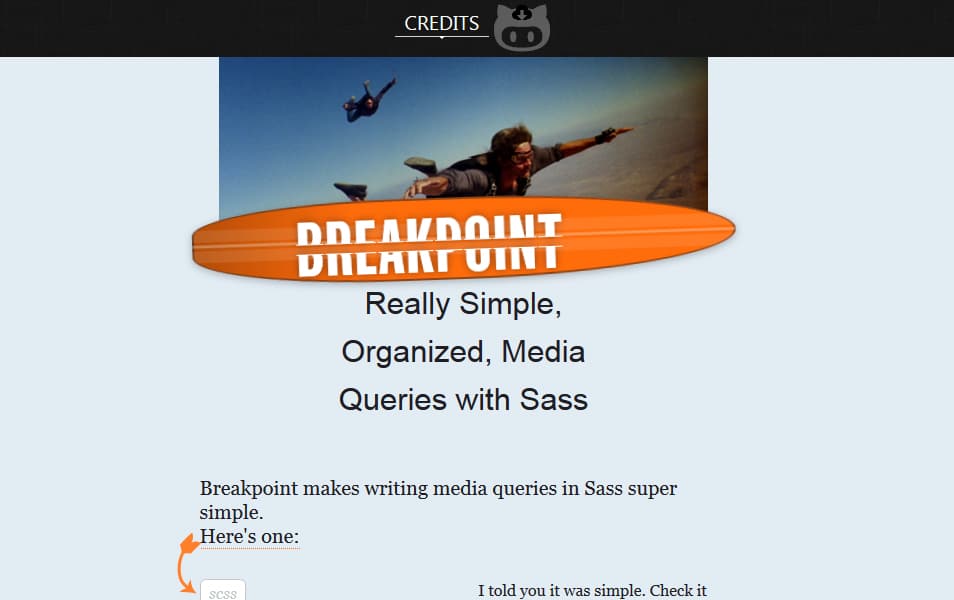 65+ SASS Mixins Library 6 Breakpoint
