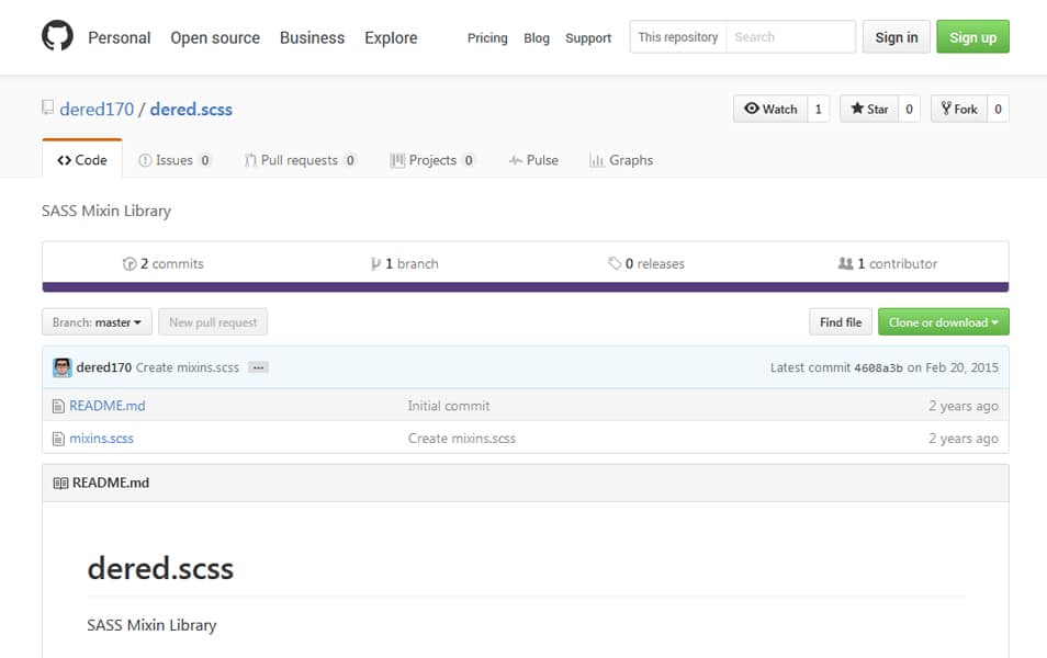 65+ SASS Mixins Library 45 Dered.scss