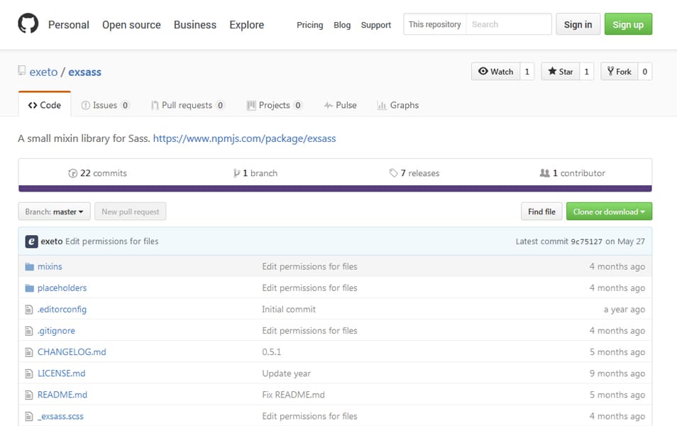 65+ SASS Mixins Library 35 Exsass