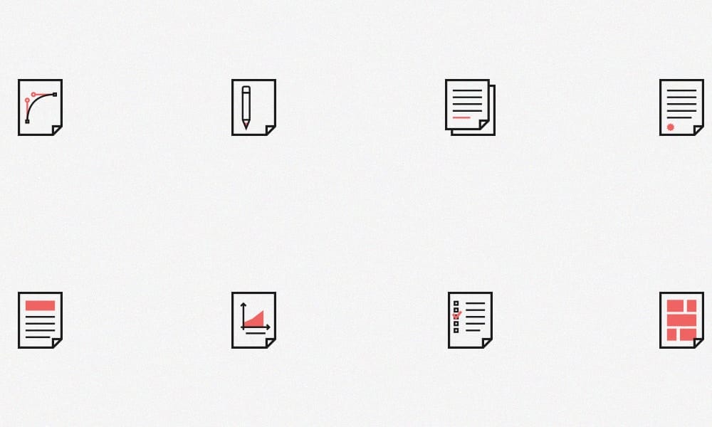 Free Resources For Designers From December 2015 33 Free Document Icons